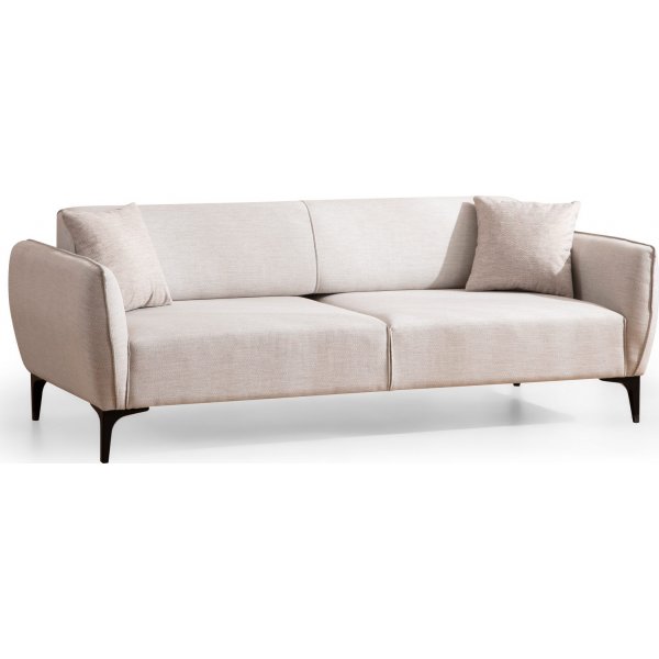 Belissimo 3-Sitzer-Sofa - Weiß