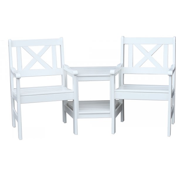 Europa Gartenmöbel - Loveseat - Weiß