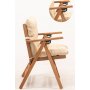 Jardin Outdoor Dining Gruppe 4 - Buch/Creme