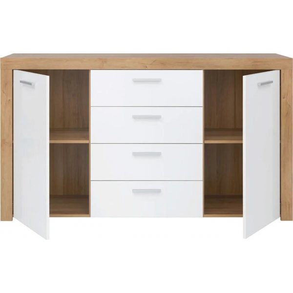 Balder Sideboard - Eiche/weiß