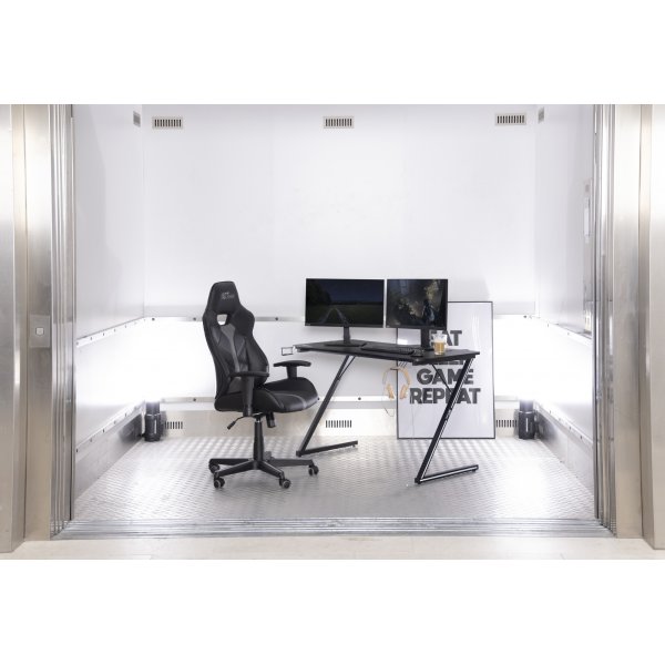 Cobblestone Gaming-Stuhl - Schwarz/Grau