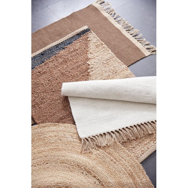 Juty-Teppich 180 cm - Leinen
