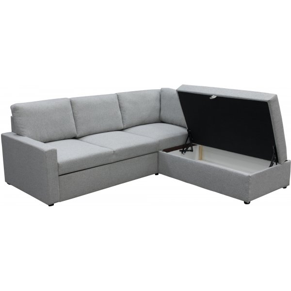 Traumgraues Schlafsofa mit Stauraum und Ecksofa