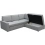 Traumgraues Schlafsofa mit Stauraum und Ecksofa