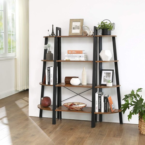 Nilla Eckregal 125 cm - Braun/Schwarz