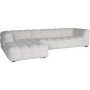 Diwansofa Bouclè cremeweiß 322 cm
