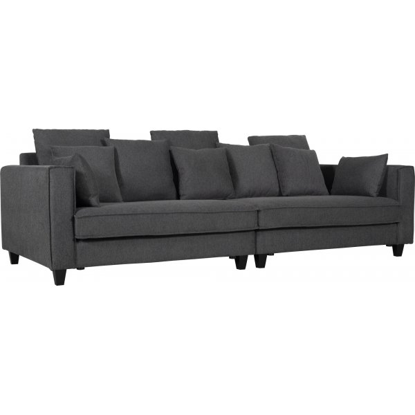 Brandy Lounge 4-Sitzer-Sofa XL - Dunkelgrauer Stoff