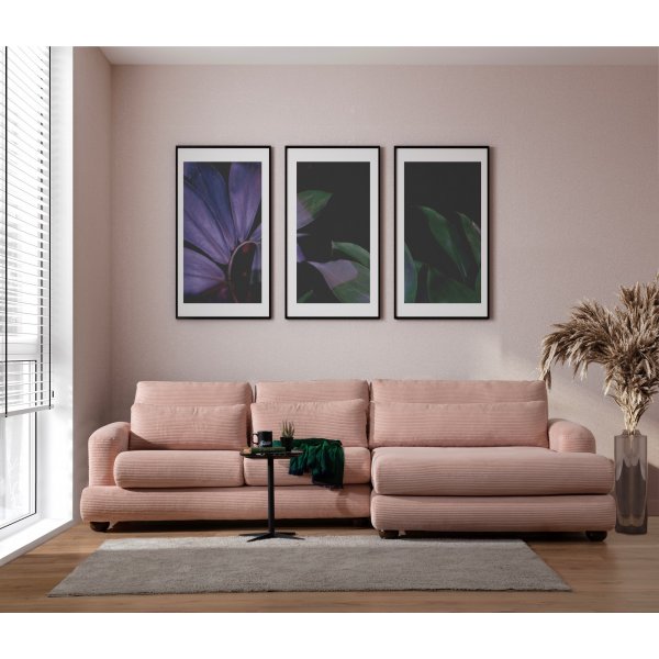 River Divansofa rechts - Pink