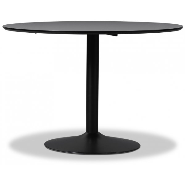 Seat Essgruppe, Esstisch mit 4 Carisma Samtstühlen - schwarz/schwarz + 3.00 x Möbelfüße