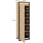 Quant Kleiderschrank 60 cm - Artisan Eiche/Schwarz
