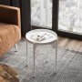 Vela Couchtisch Ø44 cm - Weiß