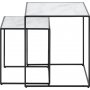 Bolton Wetttisch 35x35 | 45 x 45 cm - Weiß