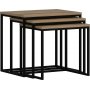 Evia Tisch 45/50/55 x 36/38/40 cm - Walnuss