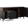 Roomer Sideboard - Schwarz/Walnuss