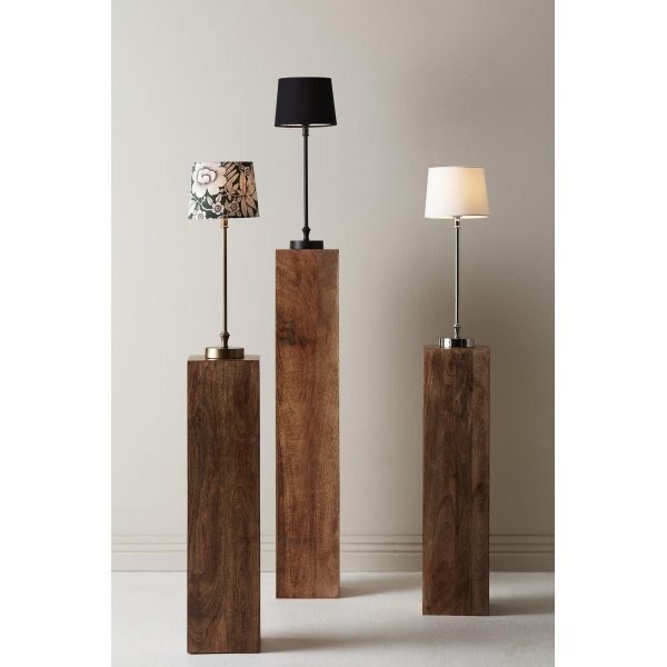 Liam Tischlampe - Grün/Weiß/Messing - 59 cm