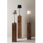 Liam Tischlampe - Grün/Weiß/Messing - 59 cm