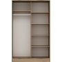 Kapusta Kleiderschrank 120 cm - Eiche/Stein