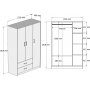 Grande Kleiderschrank - Eiche