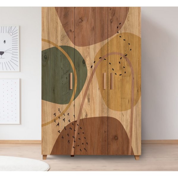 Leva Form Kleiderschrank - Kiefer