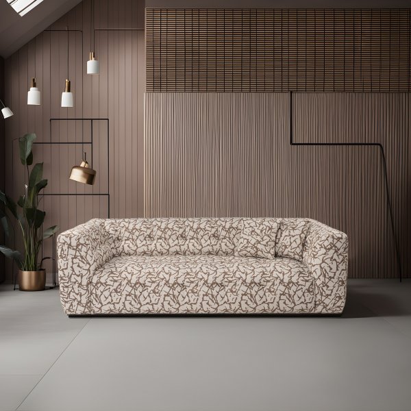 3-Sitzer-Sofa aus Cady - Beige/Braun
