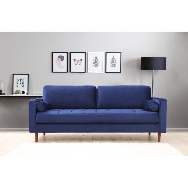 Rome 3-Sitzer-Sofa - Marineblau