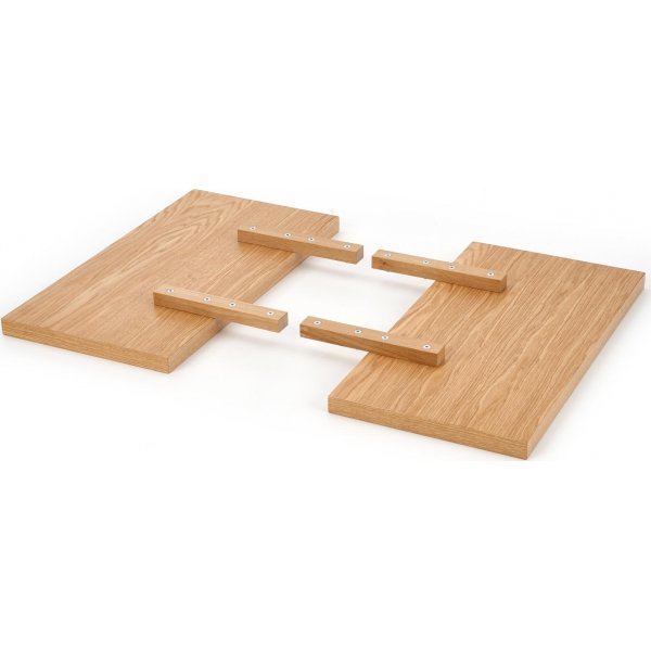 Xavier Esstisch 160-250 x 90 cm - Eiche/Schwarz