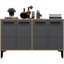 Stria Sideboard - Saphireiche/Anthrazit