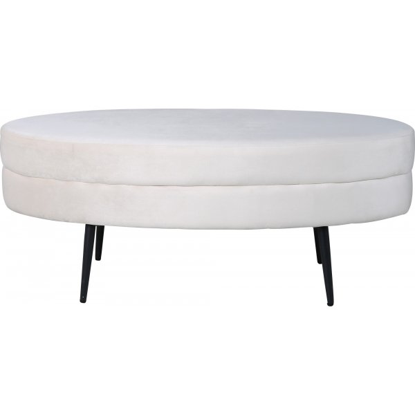Rino Pouf - Beige Samt
