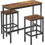 Gunnar Bartisch-Set 100 x 40 cm - Braun/Schwarz