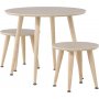 Kids Kindertischset Ø60/32,5 cm - Whitewash