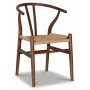 PiPi Essgruppe ovaler Esstisch 240 cm Nussbaum + 6 Bertil Esszimmerstühle - Nussbaum + 4.00 x Möbelfüße