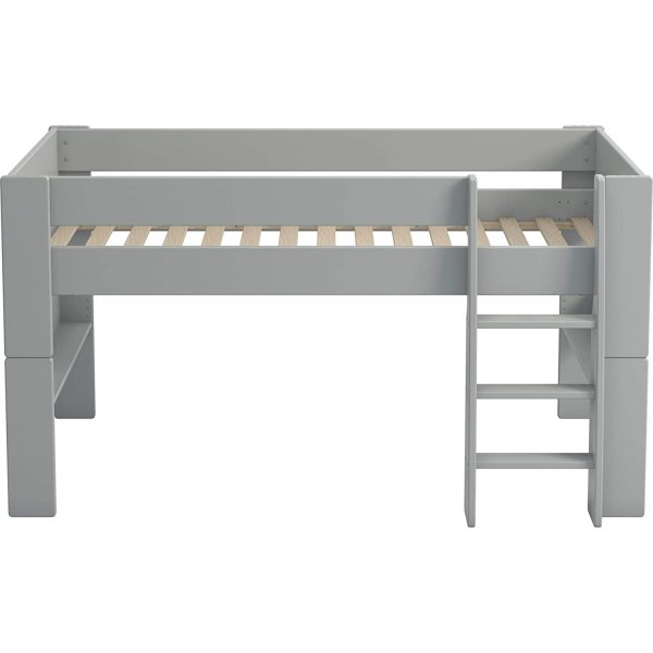 Für Kinder-Hochbett 90 x 200 cm - Grau