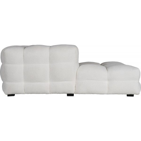 Diwansofa Bouclè cremeweiß 322 cm