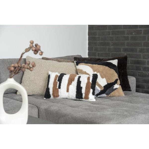 Sagres Kissen 45x45 cm - Braun/Schwarz