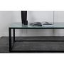 Couchtisch Link 120 x 60 cm - Schwarz/Weiß