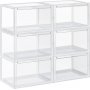 Kenan Aufbewahrungsbox 36x28 cm, 6er-Pack - Transparent