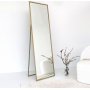 Cooler Bodenspiegel 170 cm - Goldrahmen