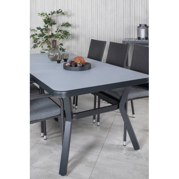 Virya Esstisch 200 x 100 cm - Schwarz