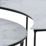 Sunmoon Couchtisch Ø58/76 cm - Weiß