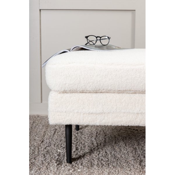 Hocker Savanna - Weißer Teddy