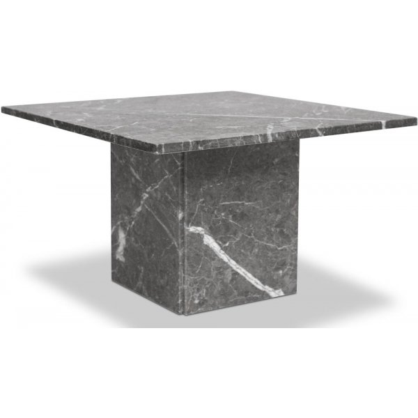 Level Couchtisch 75x75 cm - Grauer Marmor