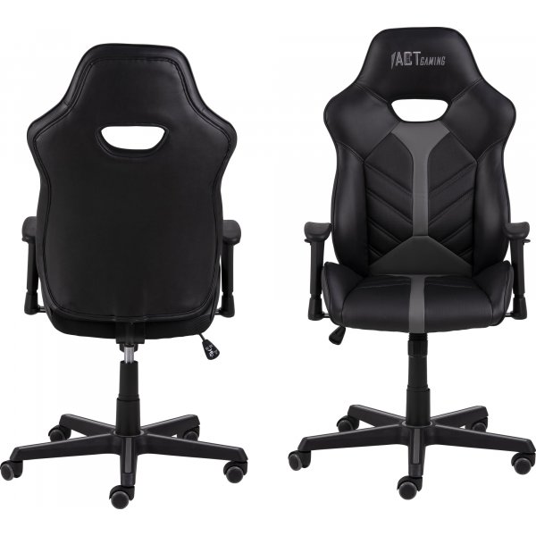 Cobblestone Gaming-Stuhl - Schwarz/Grau
