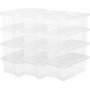 Leander Aufbewahrungsbox 35x20 cm 12er-Pack - Transparent