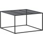 Netz Couchtisch 80 x 80 cm - Schwarz
