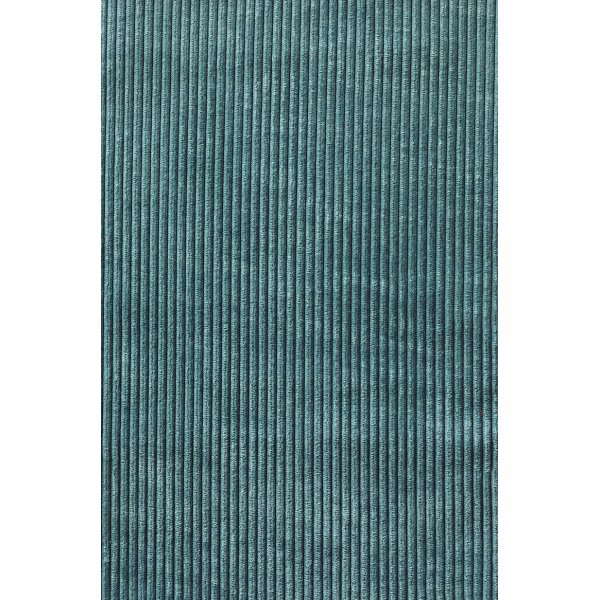 Aero-Stuhl aus türkisfarbenem Cord