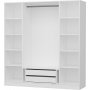 Capeto Kleiderschrank 180 cm - Weiß