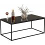 Cosco Couchtisch 95 x 55 cm - Schwarz/Weiß
