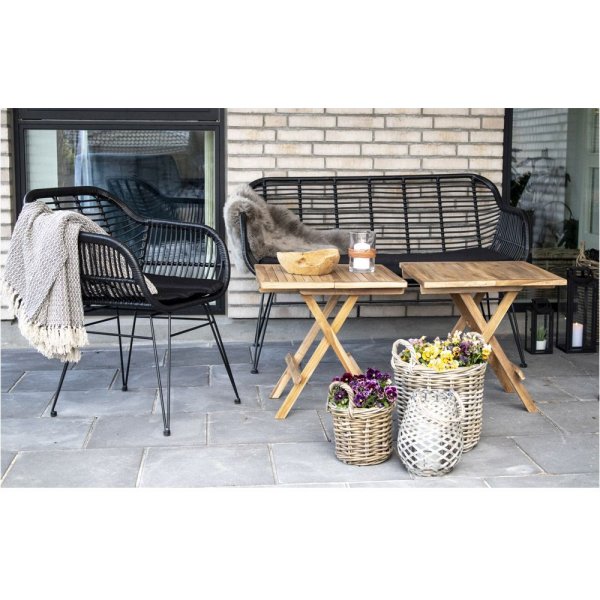 Saltö Couchtisch aus Teakholz - 50 x 50 x 50 cm