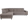 Matras Ecksofa mit offenem Ende links - Grau