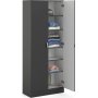 Focus Kleiderschrank - Schwarz